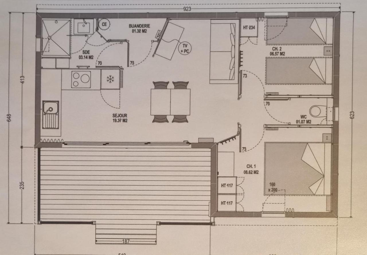 Chalet Etxetxoa, De 1 A 4 Personnes Avec Climatisation, Terrain Prive Et Piscine อัสปาร์รอง ภายนอก รูปภาพ